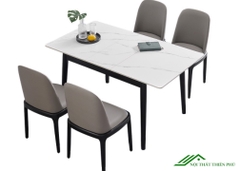 Bàn ăn 4 ghế mặt đá thông minh - BA 20