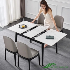 Bàn ăn 4 ghế mặt đá thông minh - BA 20