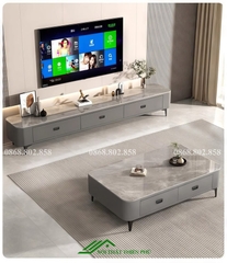 Mẫu bàn sofa mặt đá sang trọng phòng khách - BT 94