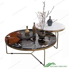 Bàn Trà Đôi Sofa Chân 3 Cạnh Hiện Đại - BT 63