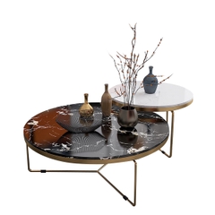 Bàn Trà Đôi Sofa Chân 3 Cạnh Hiện Đại - BT 63