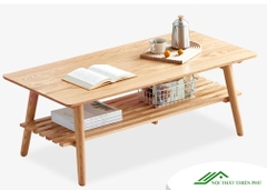 Bàn trà sofa gỗ sồi cao cấp sang trọng - BT 54