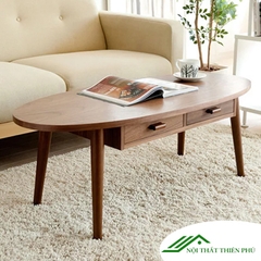 Bàn trà gỗ sồi tự nhiên đẹp - BT 41