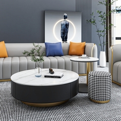 Bàn Trà Tròn Mặt Đá - BT 73