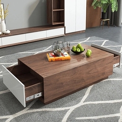 Bàn trà hộc kéo 2 bên tiện lợi - BT 37