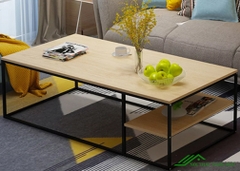 Bàn trà sofa mặt gỗ đẹp - BT 52