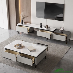 Bàn trà kiểu nhật hiện đại mặt đá - BT 82