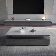 Bàn trà mặt đá hiện đại hình chữ nhật - BT 103