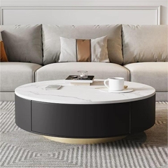 Bàn Trà Tròn Mặt Đá - BT 73