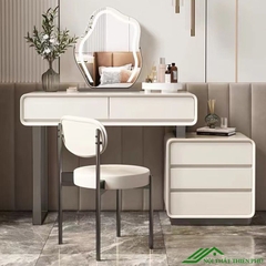 Bàn trang điểm gỗ nguyên khối sang trọng - TD 37