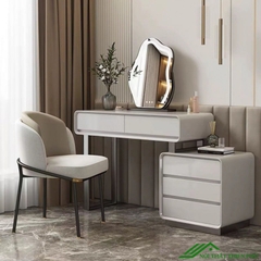 Bàn trang điểm gỗ nguyên khối sang trọng - TD 37