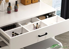Bàn trang điểm màu trắng đẹp - TD 17