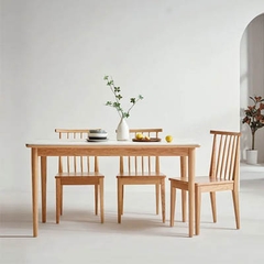 Bộ bàn ăn gỗ sồi chất lượng cao - BA 82