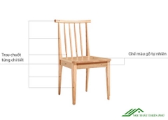 Bộ bàn ăn gỗ sồi chất lượng cao - BA 82