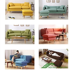 Ghế Sofa Bọc Nỉ Phòng Khách Giá Rẻ - SF 61