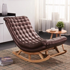 Ghế thư giãn bập bênh bọc da - GG 01