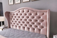 Giường ngủ bọc đệm nỉ hiện đại - BD 07