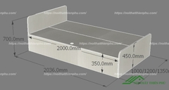 Giường ngủ thiết kế đơn giản - GN 17