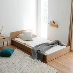 Giường Đơn Kiểu Nhật 1m4 Phong Cách Hiện Đại - GN 74