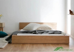 Giường Đơn Kiểu Nhật 1m4 Phong Cách Hiện Đại - GN 74