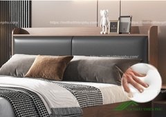 Giường gỗ công nghiệp bọc đệm - GN 26