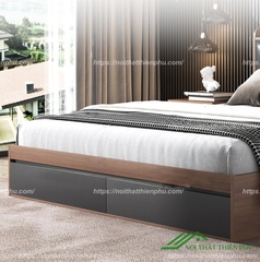 Giường gỗ công nghiệp bọc đệm - GN 26