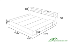 Giường ngủ bệt - GN 28
