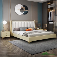 Giường Ngủ Bọc Da Hiện Đai Sang Trọng - BD 19