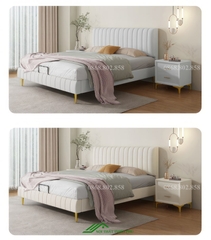 Giường ngủ bọc nệm cao cấp - BD 09