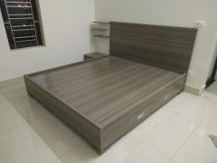 Giường ngủ 1.6m nhiều ngăn gỗ MDF Phủ Melamine - GN 16