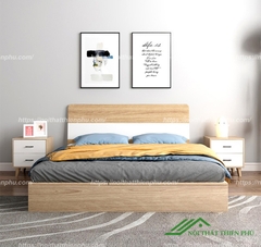 Giường ngủ gỗ MDF kiểu dáng hiện đại - GN 29