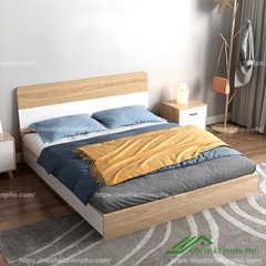 Giường ngủ gỗ MDF kiểu dáng hiện đại - GN 29