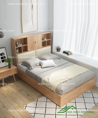 Giường ngủ gỗ thiết kế tiện dụng - GN 48