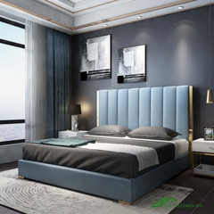 Giường Ngủ Bọc Da Cao Cấp - BD 15