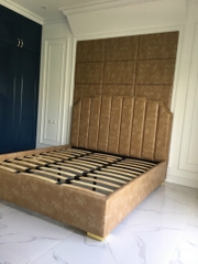 Giường Ngủ Gỗ Công Nghiệp Bọc Đệm - BD 22