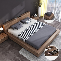 Giường ngủ gỗ dạng hộp không ngăn kéo - GN 32