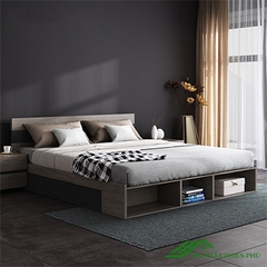 Giường ngủ gỗ có ngăn kéo đa năng 1m6 - GN 34