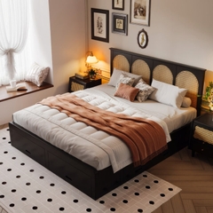 Giường ngủ phong cách Indochine - BD 26