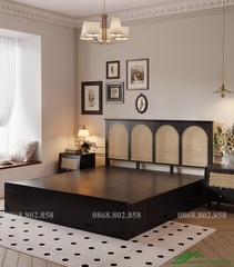 Giường ngủ phong cách Indochine - BD 26