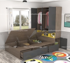 Giường ngủ thông minh liền tủ - GN 18