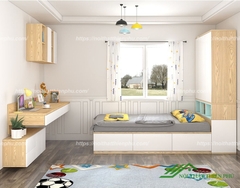 Giường ngủ thông minh liền tủ - GN 18