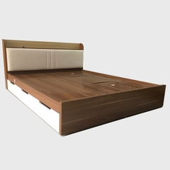 Giường ngủ thông minh bọc đệm 1m6 - GN 07