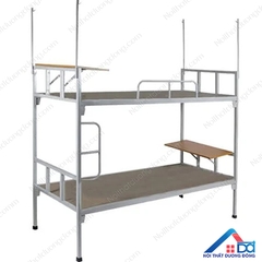 Giường sắt 2 tầng có bàn học - GT 11