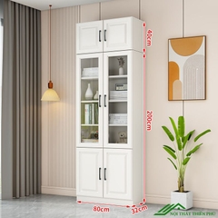 Kệ sách đa năng phòng làm việc - KS 09