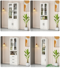 Kệ sách đa năng phòng làm việc - KS 09