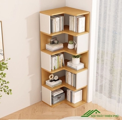 Kệ sách gỗ góc tường - KS 03