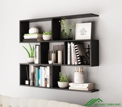 Kệ sách gỗ treo tường 3 tầng - KS 06
