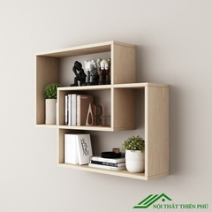 Kệ sách treo tường mini gỗ MDF - KS 04
