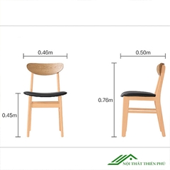 Bàn ăn mango vàng 4 ghế - BA 12