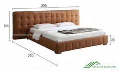 Giường ngủ bọc da hiện đại BD27